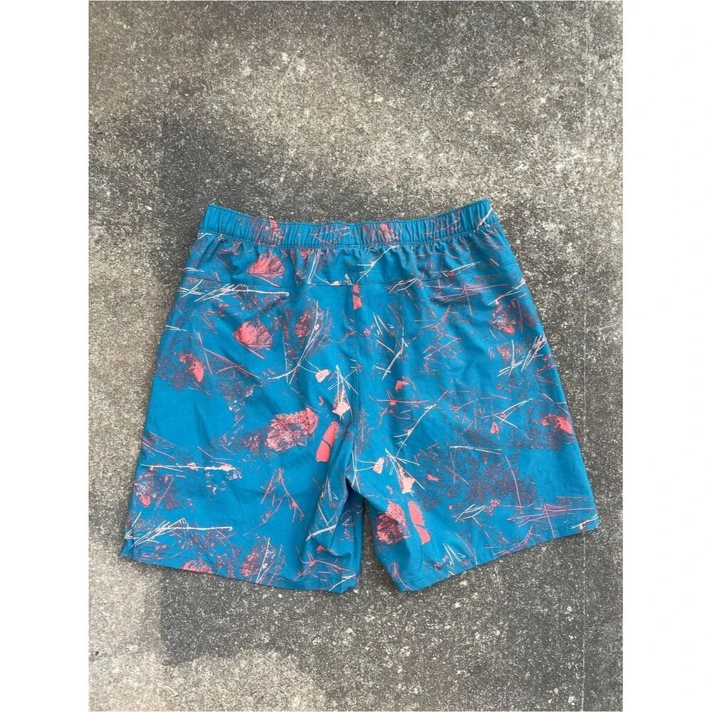 The North Face Men Wander Short Mens Coral Valley Print Standard Fit Size Medium